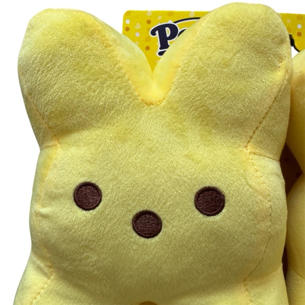 Peeps Yellow Bunny Slippers Woman’s Size 5/6 Small Spring Easter Fun - Picture 3 of 5